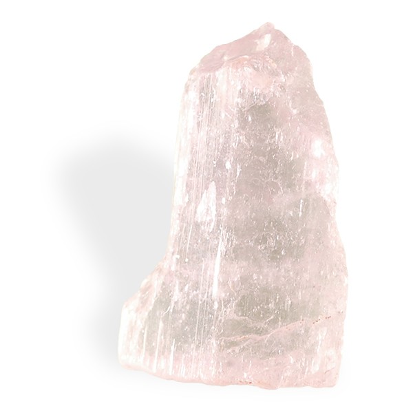 Pierre Kunzite brute, une bonne pierre du coeur