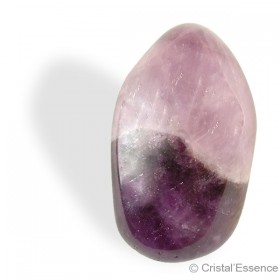 Améthyste, roulée violet/blanc