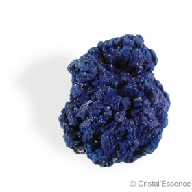 Azurite du Maroc, rosette, cristallisée