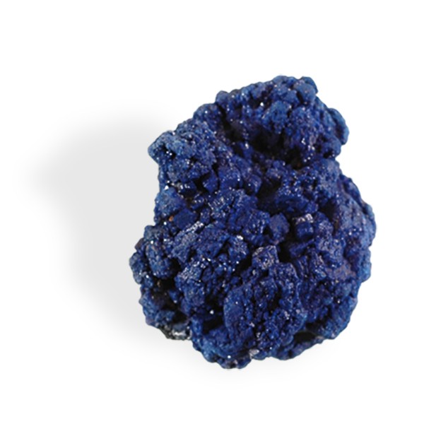 Pierre Azurite du Maroc, rosette, cristallisée