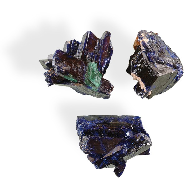 Pierre Azurite, cristal, pointe unique