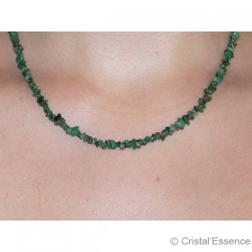 Emeraude, collier baroque