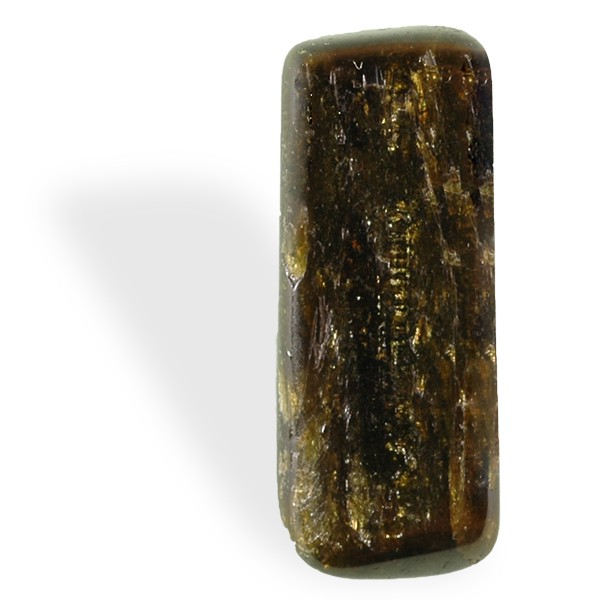 Epidote, roulée