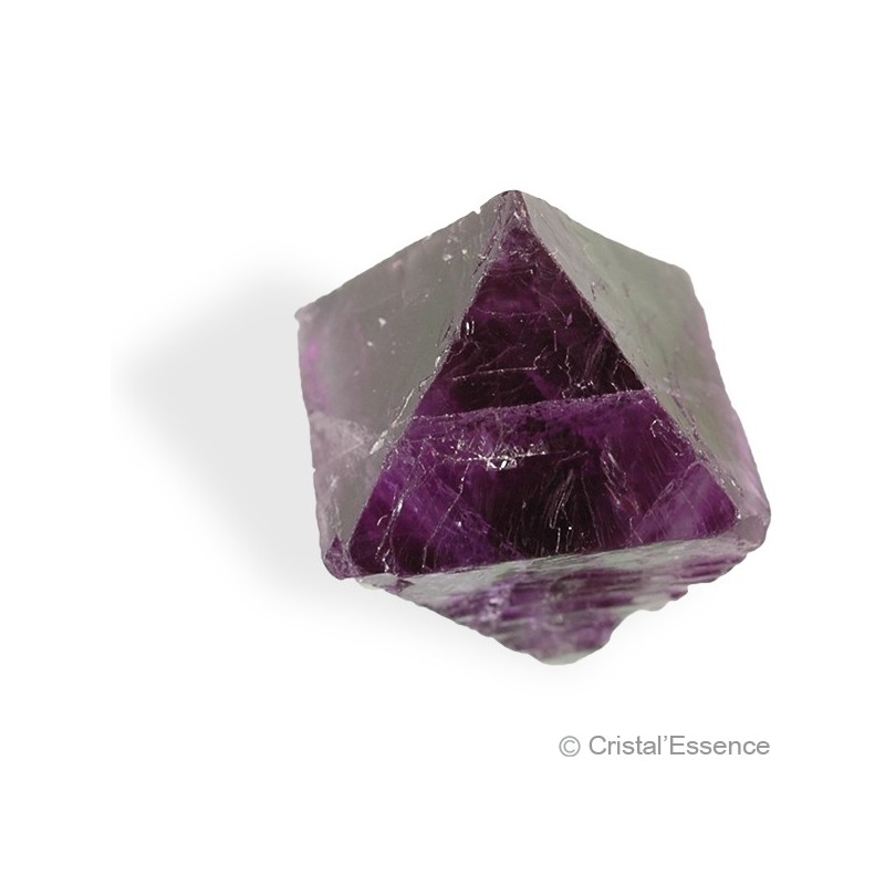 Fluorite violette, cristal