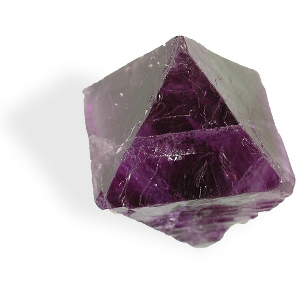 Pierre Fluorite violette cristal pour structurer les idées