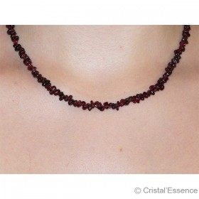 Grenat almandin , collier baroque