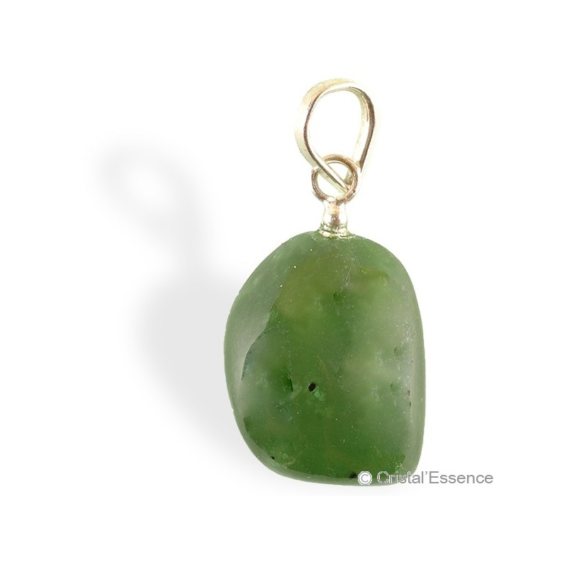 Jade néphrite roulé, pendentif