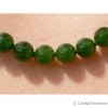 Jade Néphrite, collier 2 perles