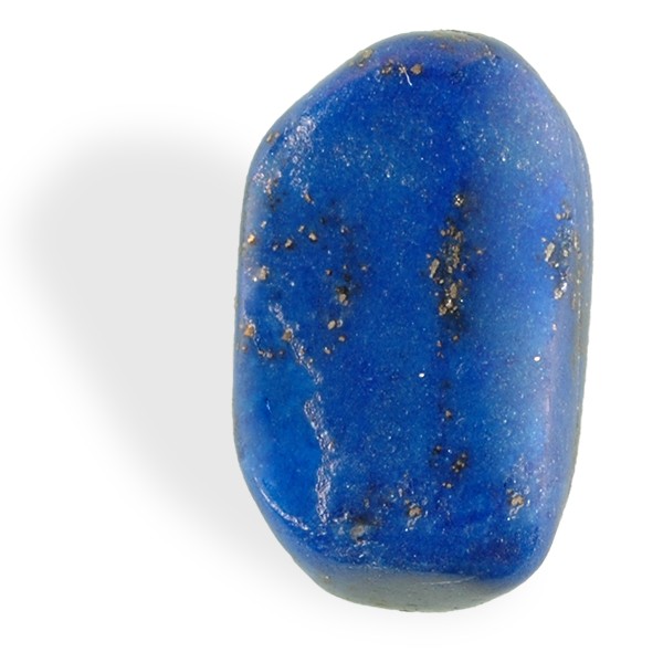 Pierre Lapis-lazuli roulé pour un effet anti-inflammatoire et anti-infectieux, en particulier au niveau des yeux.