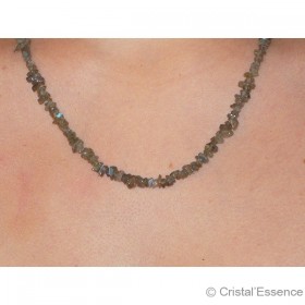 Labradorite, collier baroque