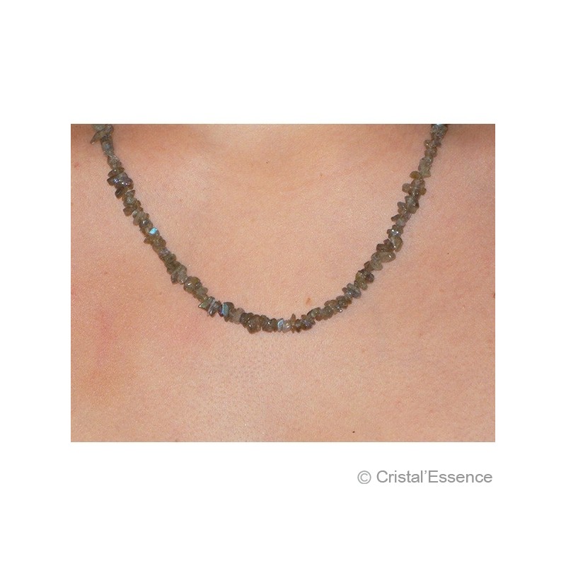 Labradorite, collier baroque