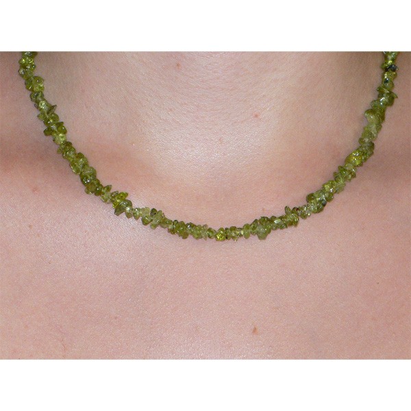 Péridot, collier baroque