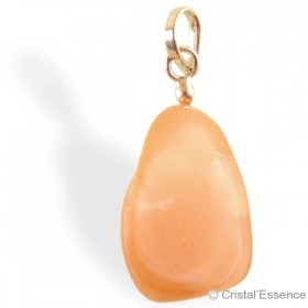 Pierre de Lune orangée, pendentif