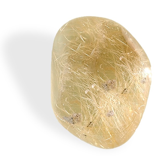 Quartz rutile, roulé