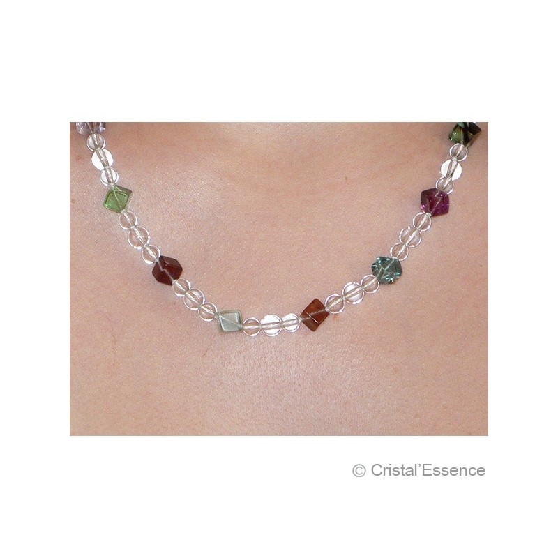 Collier Fluorite "Clarté" pour clarifier le mental et les émotions