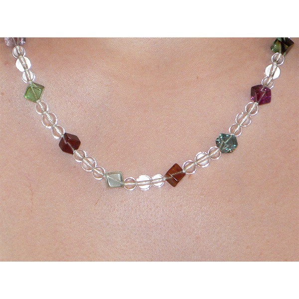 Collier Fluorite "Clarté" pour clarifier le mental et les émotions