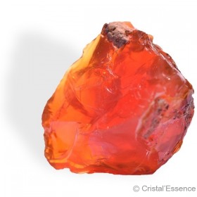 Opale de Feu, brut grande orange foncé