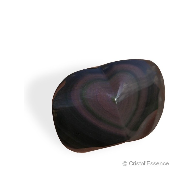 Obsidienne Arc-en-Ciel (ou Œil Céleste), cabochon 2
