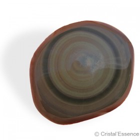 Obsidienne Arc-en-Ciel (ou Œil Céleste), cabochon arrondi irrégulier 2