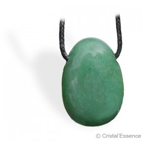 Aventurine roulée, pendentif percé 2