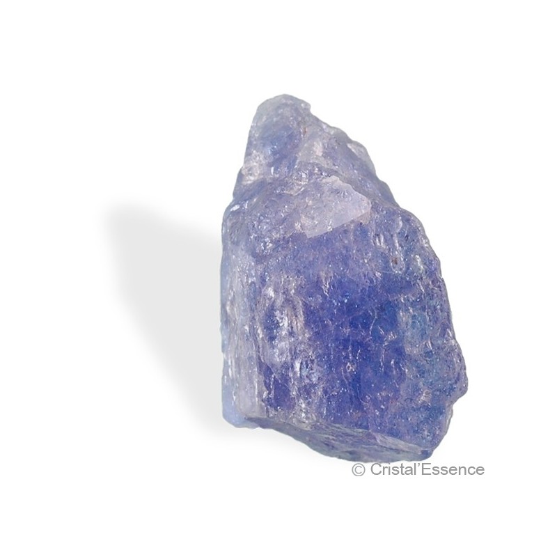 Pierre Tanzanite brute de grande dimension, son énergie est douce et apaisante