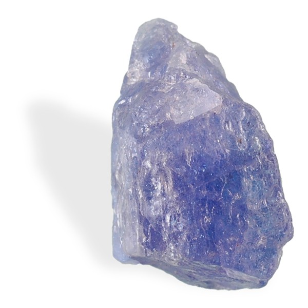 Pierre Tanzanite brute de grande dimension, son énergie est douce et apaisante