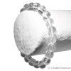 Bracelet Cristal de roche, perles 8 mm ou 6 mm, utile pour son énergie dynamisante.