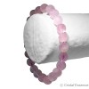 Bracelet pierre Quartz rose, perles 8 mm ou 6 mm, pour la douceur et la tendresse.