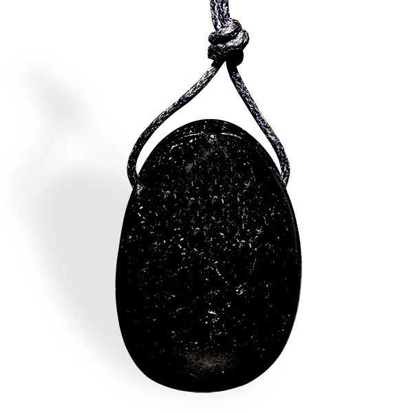 Tourmaline noire, pendentif percé