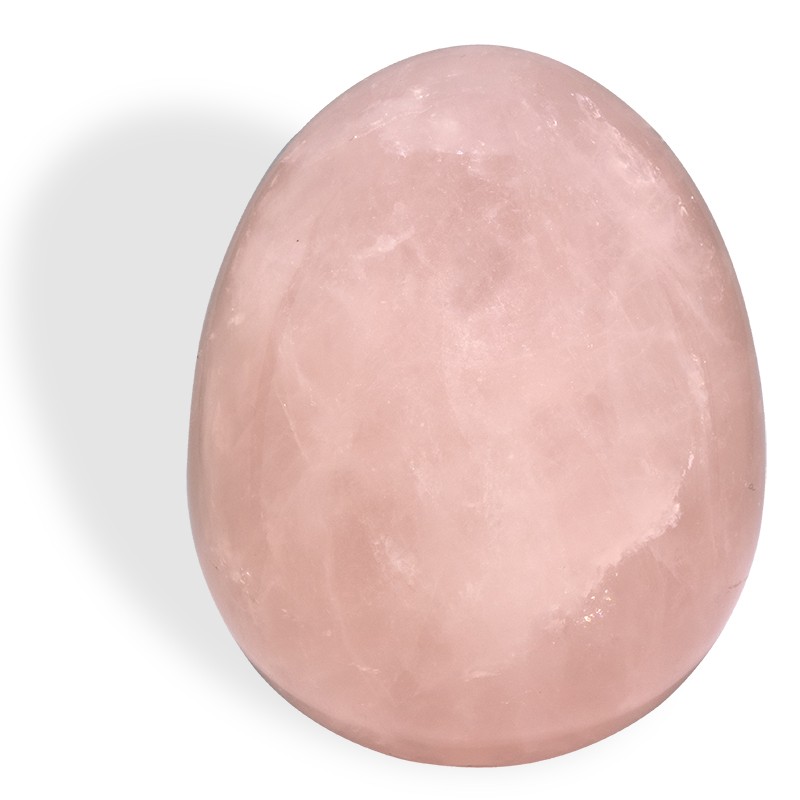 Pierre œuf de yoni Quartz rose