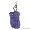 Pendentif Tanzanite, brut, pour calmer l'activité du mental