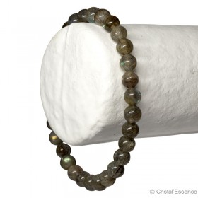 Labradorite, bracelet perles 6mm