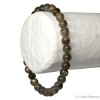 Bracelet Labradorite, perles de 6 ou 8 mm, pour se protéger des projections psychiques.