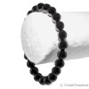 Pierre Tourmaline noire, bracelet perles 8 mm ou 6 mm, pour la protection