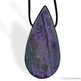 Sugilite pendentif percé, 17,8 g