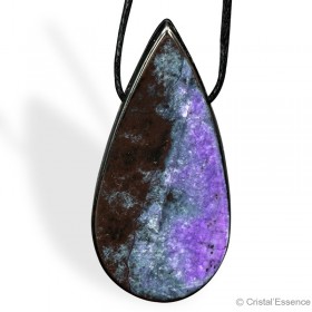 Sugilite pendentif percé, 17,8 g