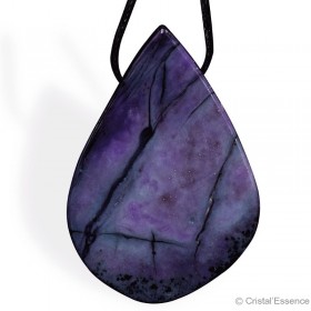 Sugilite pendentif percé, 27,9 g