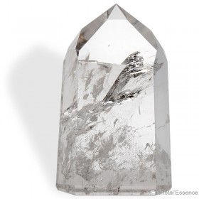 Cristal de roche, grand prisme taillé 608 g