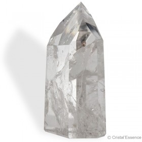 Cristal de roche, grand prisme taillé 608 g