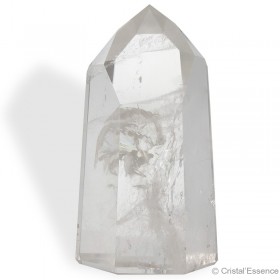 Cristal de roche, grand prisme taillé 755 g