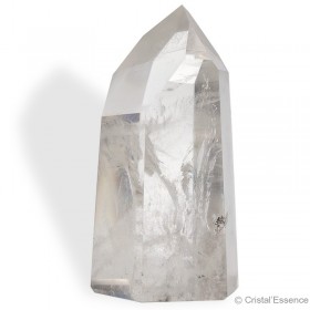 Cristal de roche, grand prisme taillé 755 g