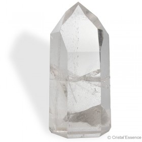 Cristal de roche, grand prisme taillé 553 g