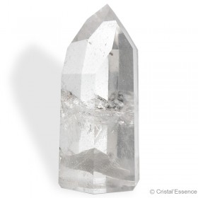 Cristal de roche, grand prisme taillé 553 g