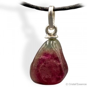 Tourmaline rose, roulée, pendentif
