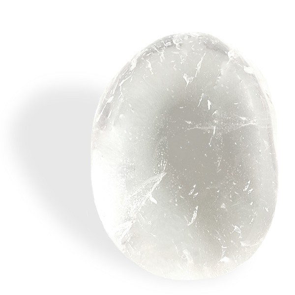 Galet plat Cristal de roche à l'énergie revitalisante