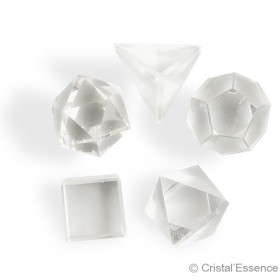 Cristal de roche, solides de platon