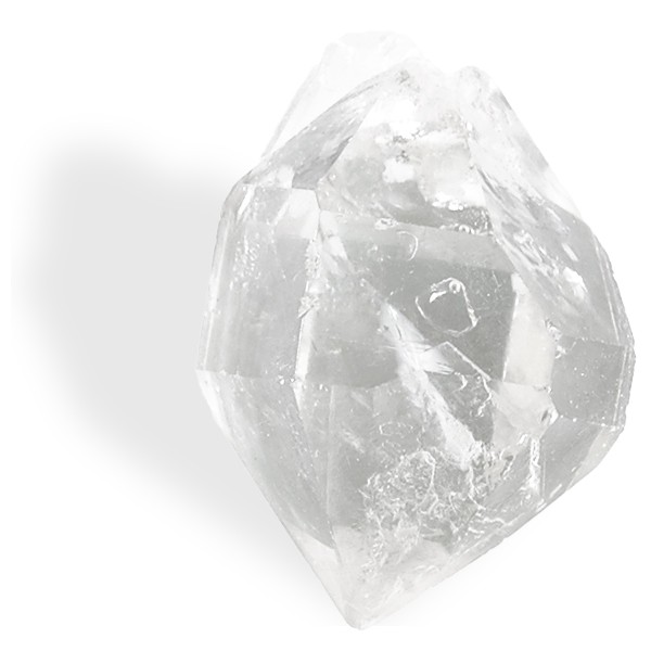 Cristal de roche de Chine ou "Quartz diamant" biterminé pour unifier la personne