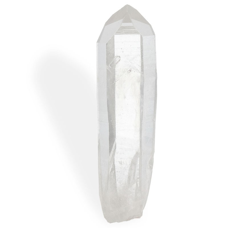 Cristal de roche de Colombie triple guide pour l'équilibre entre esprit et matière