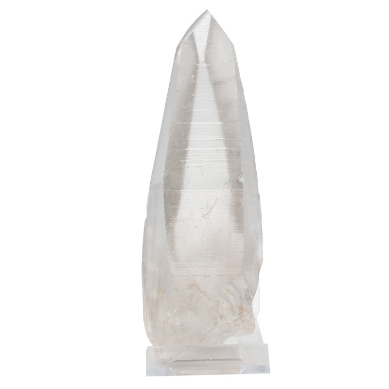 Cristal de roche Lémurien, grand cristal de 235 g, un puissant catalyseur et diffuseur d'énergie