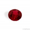 Spinelle rouge, taillé facetté, 0,82 carats